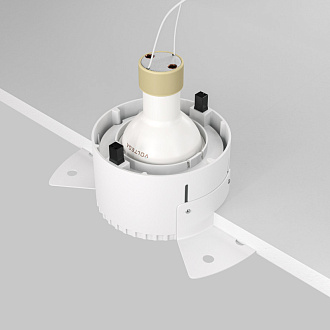 Светильник 14 см, Maytoni Downlight Share DL051-01-GU10-RD-W, белый, вр 9,3 см