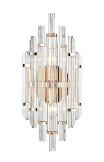 Бра 15*23*50 см, 2*E14 золото Vele Luce Clarinetto VL3314W22