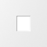 Donel A07 матовый белый накладка 1-я для розеток RJ45,TV,SAT,HDMI , серия DB, DE85933