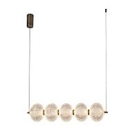 Подвес 68*15*180 см, 5*LED*25W, 3000 - 6500K Gerhort G52103/5L AB WCL, Античная бронза