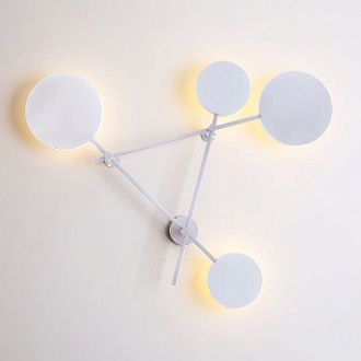 Бра Iride Bernhardt dots 140 cm White 100*100*140 см, 4*LED*12W, 3000, 4000, 6000K, ImperiumLoft DOTS-201, Белый