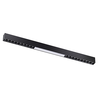 Светодиодный светильник 80 см, 30W, 4000K, Novotech Iter 358872, черный