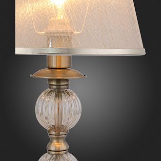 Прикроватная лампа 22 см, 40W,  EVOLUCE  GRAZIA  SL185.304.01  Бронза, Прозрачный