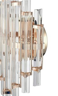 Бра 15*23*50 см, 2*E14 золото Vele Luce Clarinetto VL3314W22
