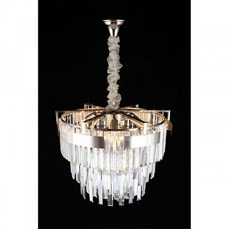 Каскадная люстра 50*60-100 см, 9*E14, 40W, Aployt Mariz APL.813.03.09, никель