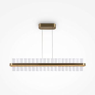 Подвесной светильник 8*110*25 см, LED 48W, 3000К, Латунь Maytoni Mirage MOD173PL-L48BS3K