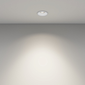 Встраиваемый светильник 3,9*3,9*5,1 см, LED, 7W, 4000К, Maytoni Technical MINI DL059-7W4K-W белый, вр 3,5 см