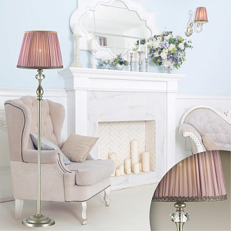 Торшер Odeon Light GAELLORI 3393/1F, матовое золото с серебряной патиной