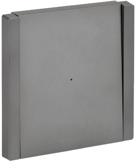 Выключатель 1-кл. с инд. 10А FP502 стальной IEK FORTE&PIANO, FP-V10-1-10-1-K46