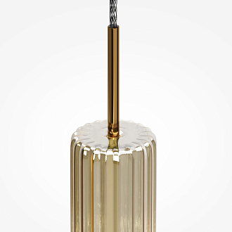 Подвесной светильник 8*8*384 см, LED, 12W, 3000К, Maytoni Ordo MOD272PL-L12BS3K черный