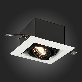 Встраиваемый светильник 13*13 см, ST LUCE Встраиваемые светильники ST250.548.01 Черный, вр 10,3*10,3 см