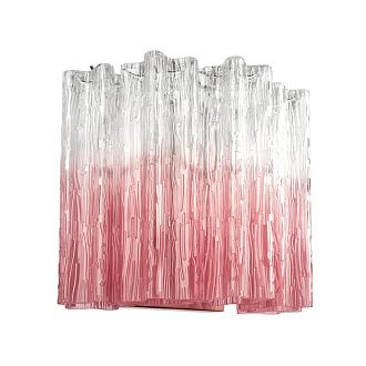 Настенный светильник 25 см, Loft IT Murano 10580W Clear pink, бронза