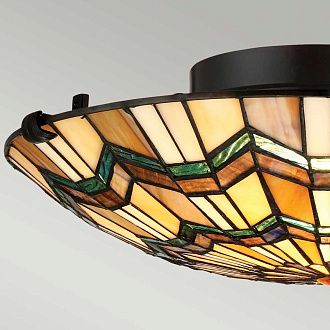 Потолочный светильник Quoizel Tiffany, Арт. QZ-ALCOTT-F