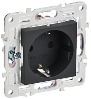 SKANDY Розетка с з/к/ш 16А SK-R04G граф. IEK, SK-R14-16-K53