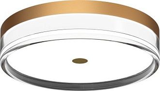 Люстра потолочная 23 см, 18W, 3000-6000K, Stilfort 4047/05/02CW, золото