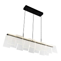Подвесной светильник 97x16,5x25см, LED, 45Вт, 2900 / 5700K, LED4U L7709-970 BK Черный