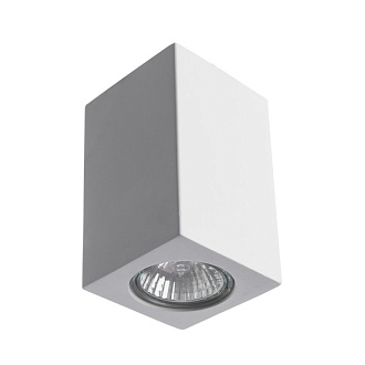 Cпот накладной гипс ArteLamp Tubo A9264PL-1WH,белый, 7*7*9 см