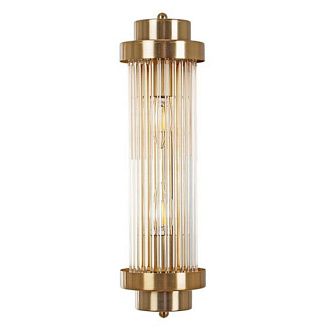 Настенный светильник 43 см, Arte Lamp Hanna A1070AP-2PB, латунь