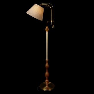 Торшер 160 см, Loft IT Elaine 10569F Dark wood, коричневый
