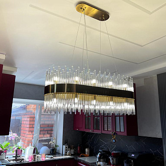 Подвесная люстра Odeon Light Focco 4722/24, латунь-бронза