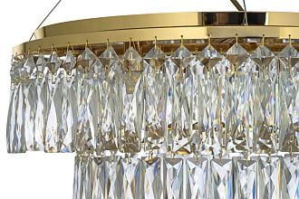 Люстра подвесная *50*27 см, 8*G9*40W, Arti Lampadari Acquaro Acquaro E 1.5.D50.100 GP, золото