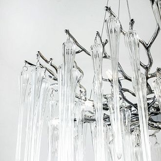 Подвесная люстра 76*76*140 см, G9 10xG9W, Хром MODESTYLE MS.2114.760