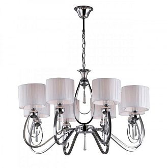 Подвесная люстра 78*90 см, 8*E14, 40W, Omnilux Omnilux 638 OML-63803-08, хром