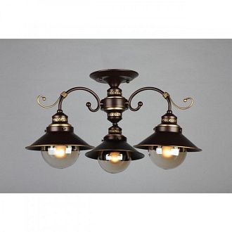 Люстра 61*61*35 см, 3*E27, 60W, Omnilux Omnilux 504 OML-50407-03, коричневый