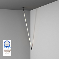 Светильник 30 см, 52W, 3000K, Denkirs Flex DK7503-BK, черный