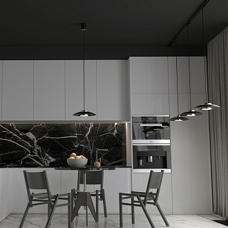 Трековый светодиодный светильник Novotech Pilz 358592, 18W LED, 4000K, черный-золото