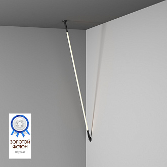 Светильник 30 см, 52W, 3000K, Denkirs Flex DK7503-BK, черный