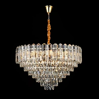 Подвесная люстра 75 см, Gerhort G21095/12GD+CL, золото