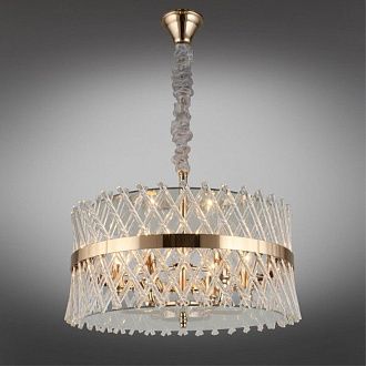Подвесная люстра 55*70-150 см, 6*E14, 40W, Aployt Toinet APL.734.06.06, никель