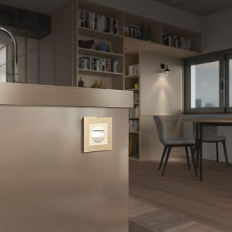 W1155103 Датчик движения 500 Вт, двухпроводный, слоновая кость Werkel, 4690389172625