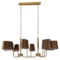 Подвесная люстра 137 см, Loft IT Hilton 10527/8 Brass, латунь
