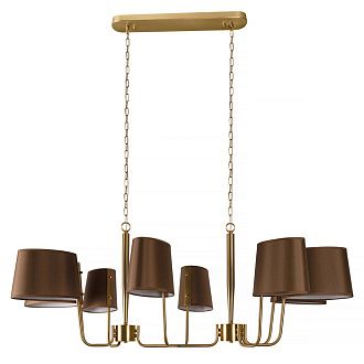 Подвесная люстра 137 см, Loft IT Hilton 10527/8 Brass, латунь