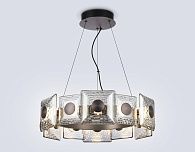Подвесная светодиодная люстра **15-180 см, **W, 3000K, Ambrella Light High Light LH31024, серый