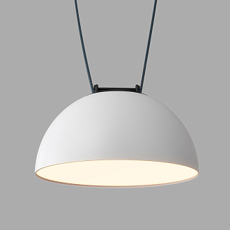 Трековый однофазный светильник 22 см, 24W, 3000K, Denkirs Belty Flow DK5561-WH+BK