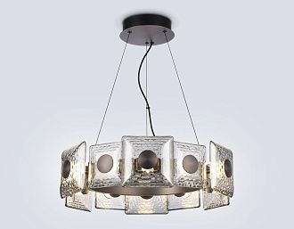 Подвесная светодиодная люстра **15-180 см, **W, 3000K, Ambrella Light High Light LH31024, серый