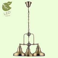 Подвесной светильник Lussole Sona GRLSL-3003-03, 51*70 см, бронзовый