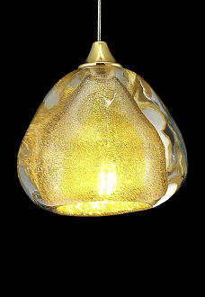 Светильник подвесной 12 см, Crystal L ux VERANO SP1 GOLD Золото