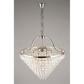 Каскадная люстра 70*95-180 см, 13*E14, 40W, Aployt Gerta APL.725.03.13, хром
