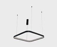 Подвесная люстра 60 см, 32W, 3000K, Italline IT013-6031 black 3000K, черный