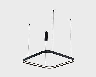 Подвесная люстра 60 см, 32W, 3000K, Italline IT013-6031 black 3000K, черный