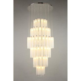 Каскадная люстра 66*100-190 см, 90*G9, 3W, Aployt Francesca APL.859.06.90, хром