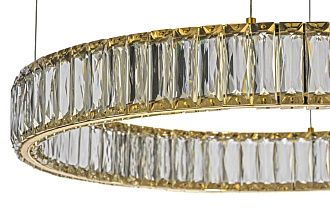 Подвесной светильник ** см, Led лента*LED*152W, 3200/6000K, Dio D`arte Caneva Caneva L 1.5.80+60+40.100 G, золотой