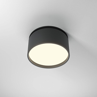 Встраиваемый светильник 8,5*8,5*6,6 см, LED, 12W, 3000К, Maytoni Technical ONDA DL024-12W3K-B черный