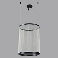 Подвесной светильник 55 см, 50W, 3000K, Crystal Lux ATRIUM B SP50W LED, черный