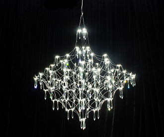 Светильник 80 см, 33W, 3000-6000K, Kink Light 07881-80,02(21), хром