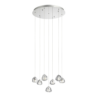 Каскадная люстра 60*250 см, LED, 3W,  3000К, ST-Luce WATERFALL SL6017.101.07 хром